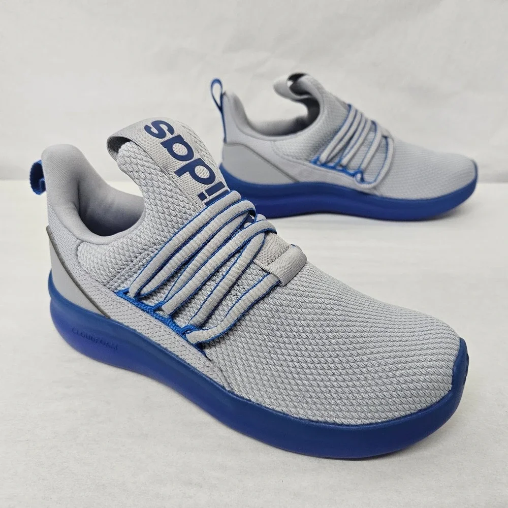 Adidas Lite Racer Adapt 7.0 K‎ Athletic Sneakers JS5016 Grey Blue Kids Size 2.5